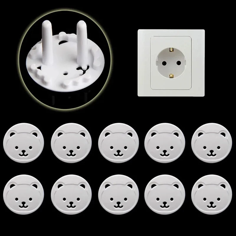 10pcs EU Power Socket Protecti - Outlet Cover Baby 评论和价格
