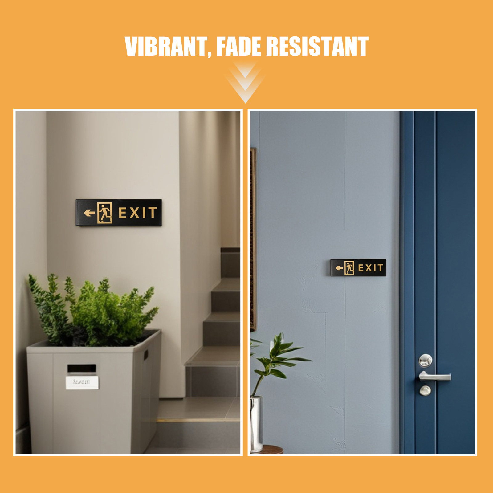 5Pcs Exit Sign Self Adhesive A - Emergency Exit Sign 评论和价格