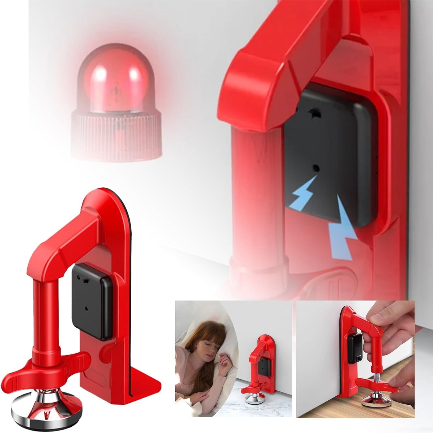 Battery Powered Alarm Door Sto - Door Stop Alarm 评论和价格
