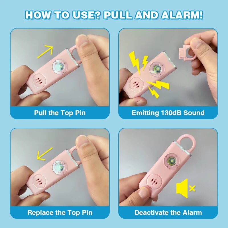 He Original Personal Safety Si - Personal Alarm Keychain 评论和价格