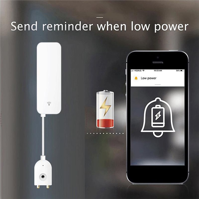 DTEN-Tuya WIFI Smart Water Lea - Water Alarm Sensor 评论和价格