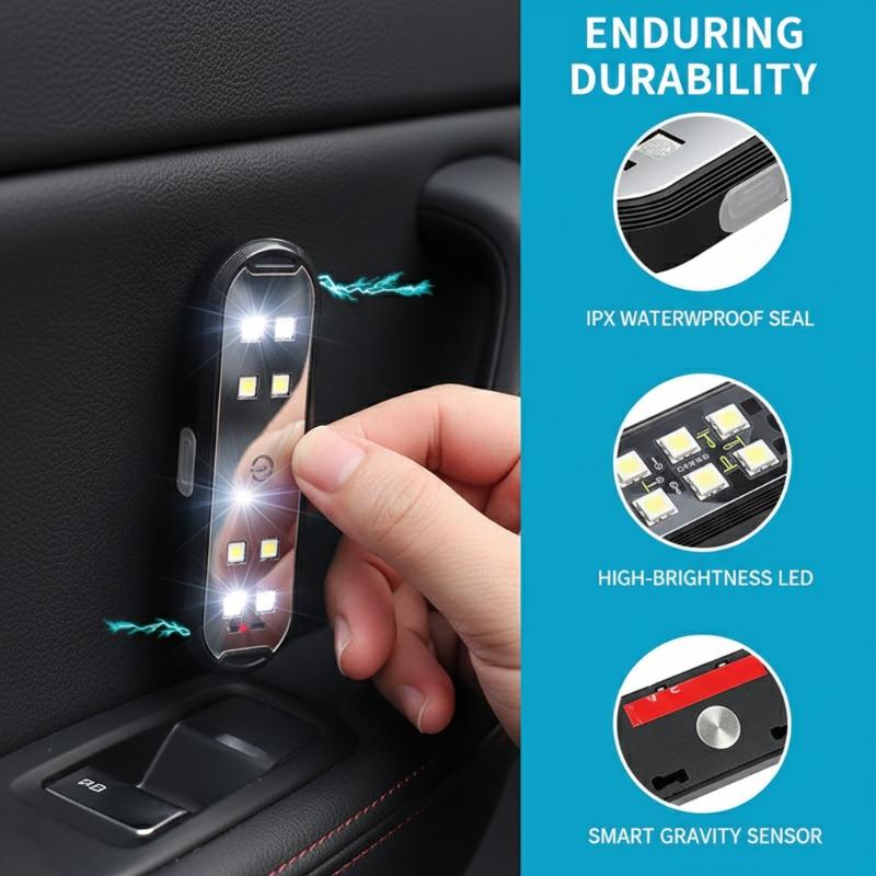 New Car Door Lights LED Colorf - Emergency Exit Sign 评论和价格