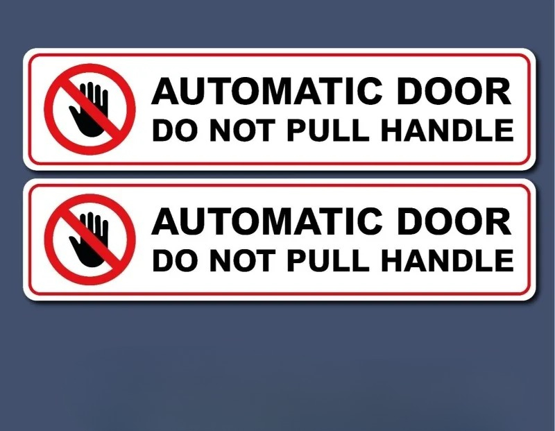 2pcs Automatic Door Caution Wa - Window Lock Bar 评论和价格