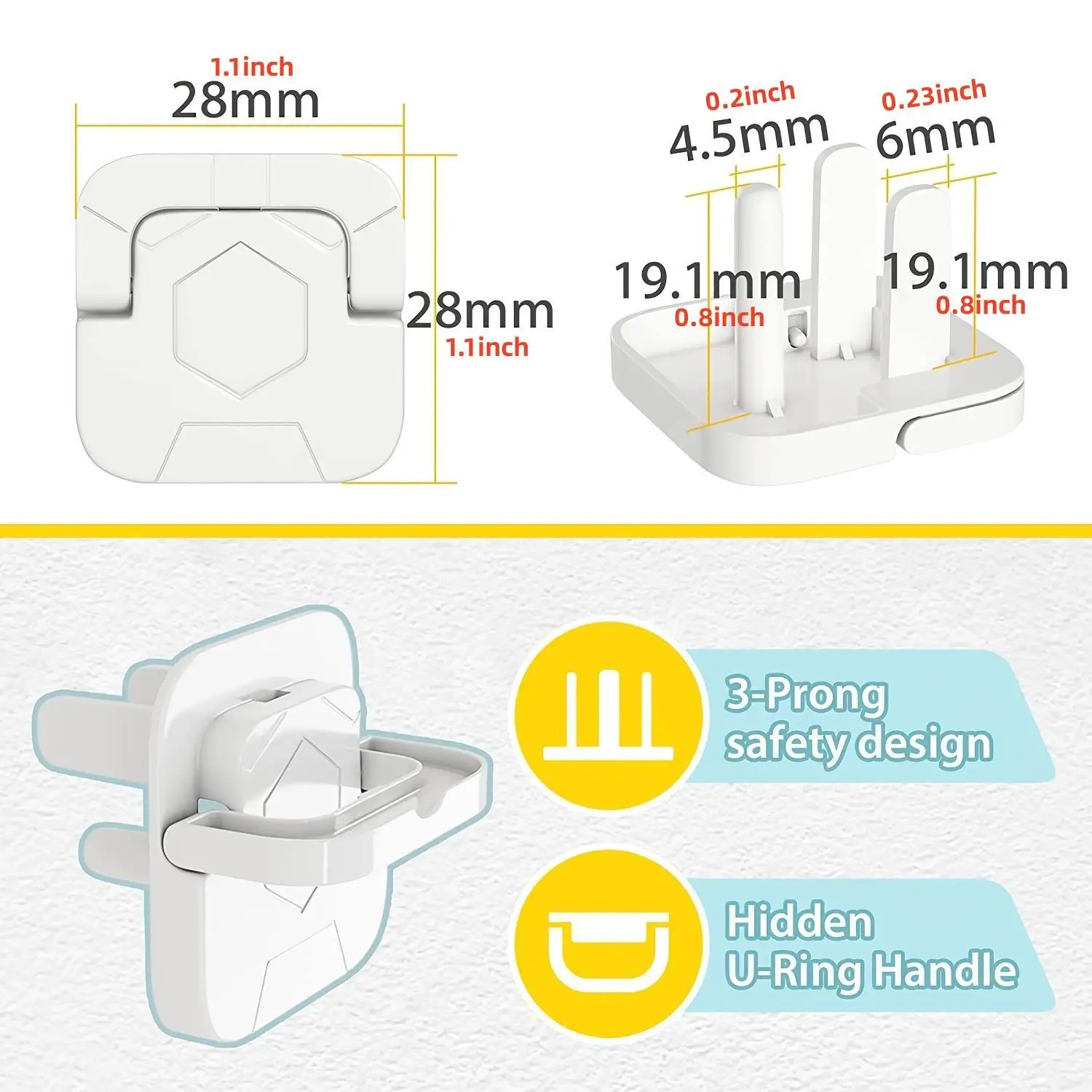 1/3/5/10/20Pcs Baby Safety Out - Outlet Cover Baby 评论和价格