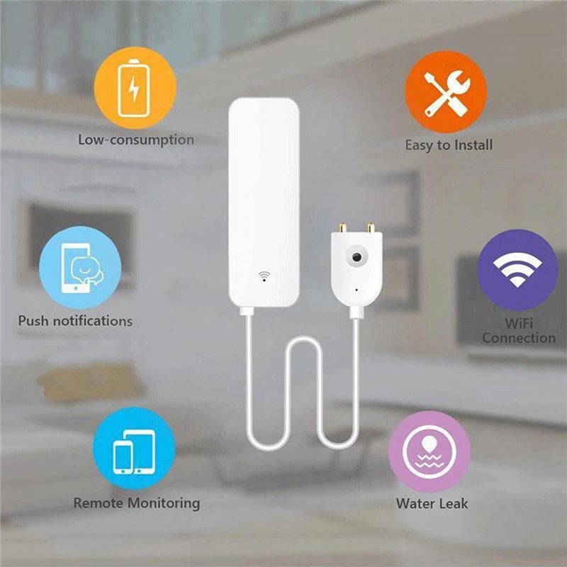 SYW-Tuya WIFI Water Overflows  - Water Alarm Sensor 评论和价格