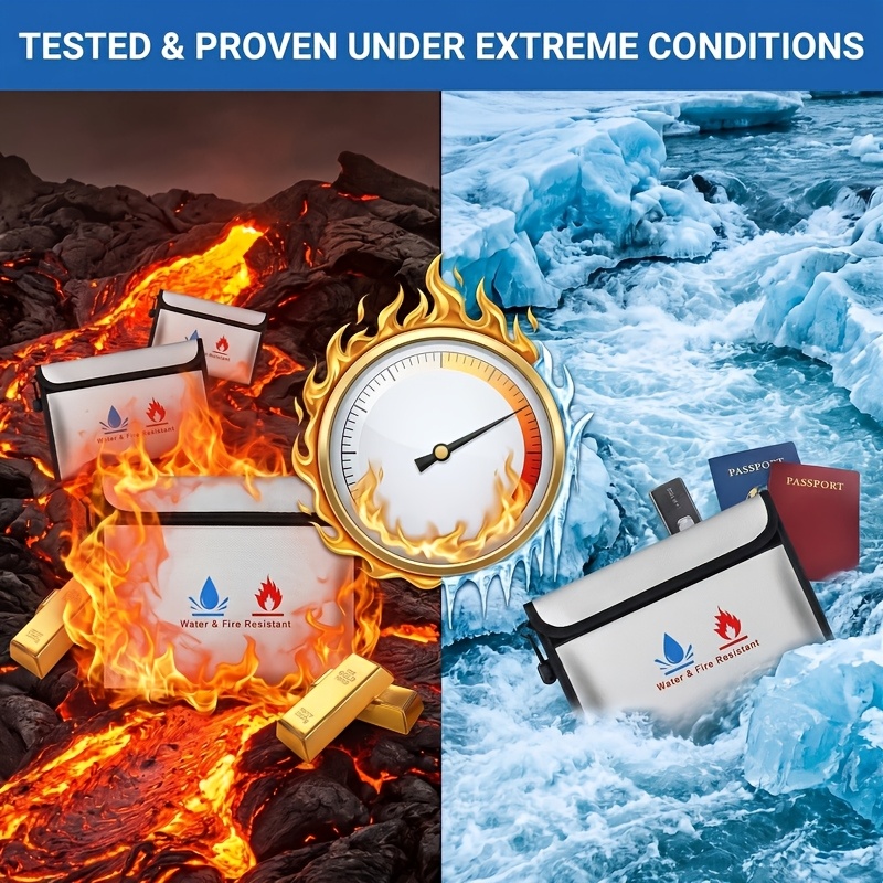 Fireproof & Waterproof Documen - Fire Safe Document 评论和价格