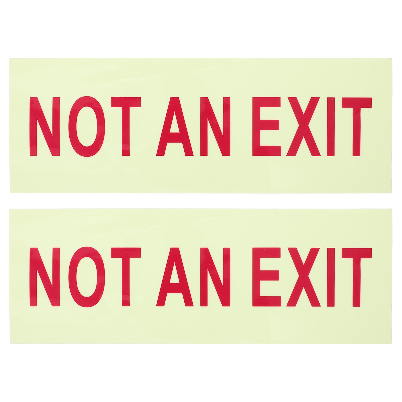 2Pcs Night Luminous Not An Exi - Emergency Exit Sign 评论和价格