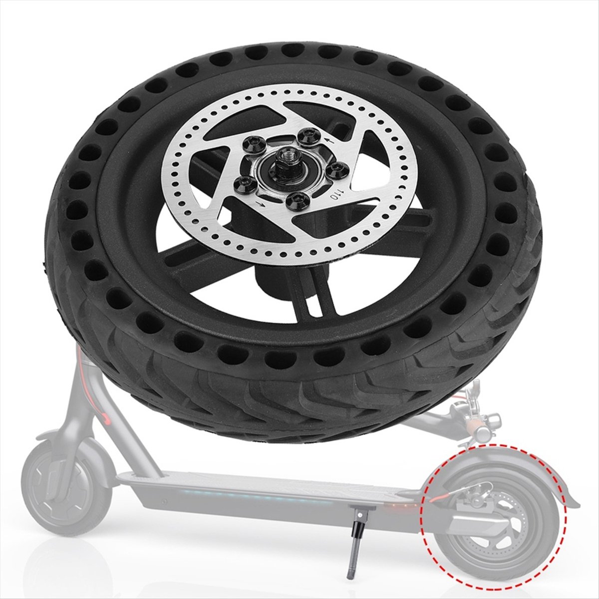 (ABYM) Rear Tire Wheel Hub Tyr - Xiaomi Hub Mijia Hub 评论和价格
