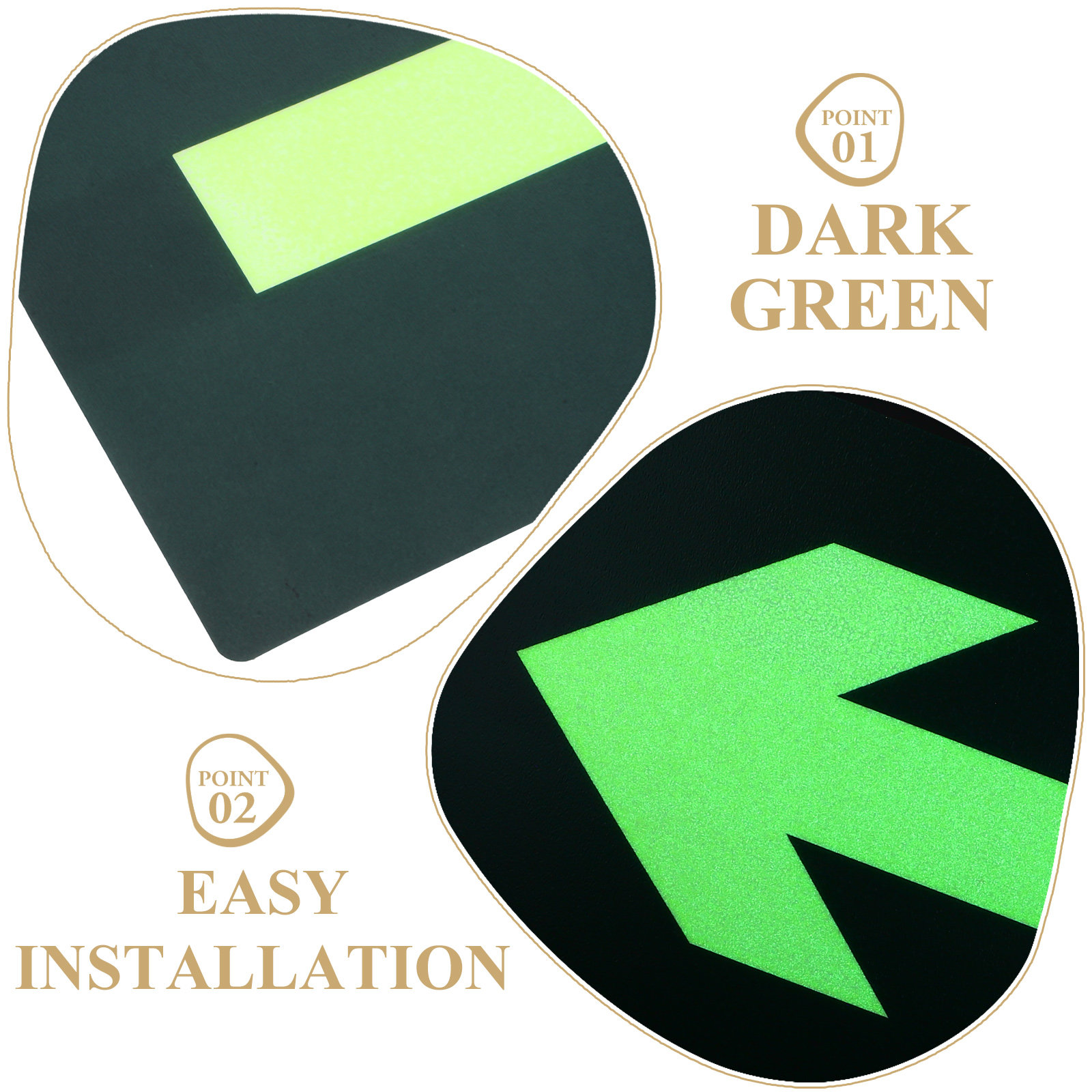 8Pcs Luminescent Waterproof Ex - Emergency Exit Sign 评论和价格