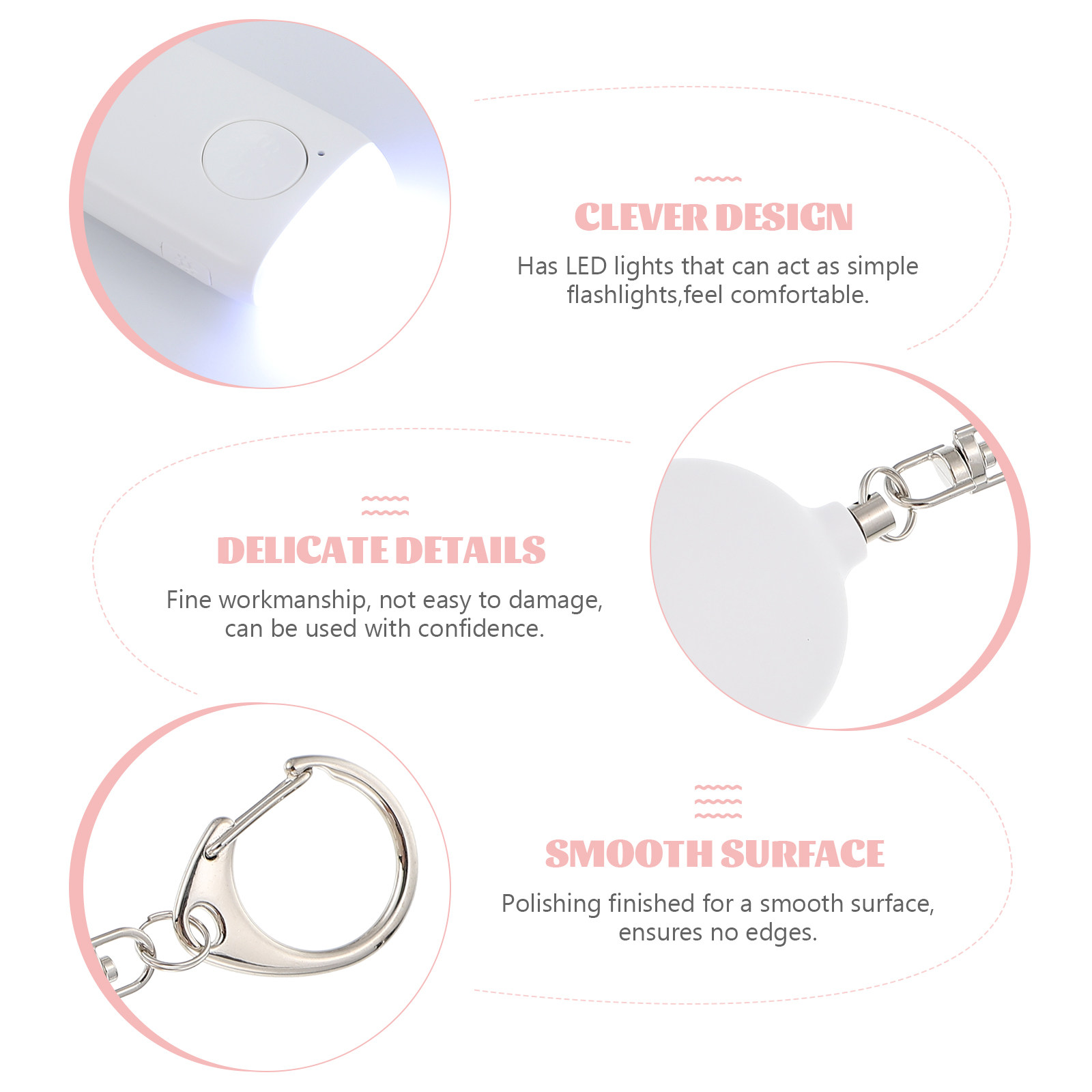 1Set Rechargeable Mini Persona - Personal Alarm Keychain 评论和价格