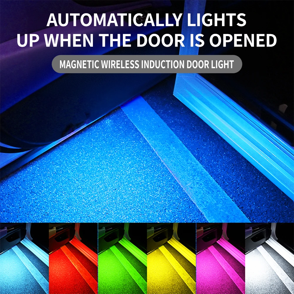 1/2PCS Car Door Lights LED Wel - Emergency Exit Sign 评论和价格