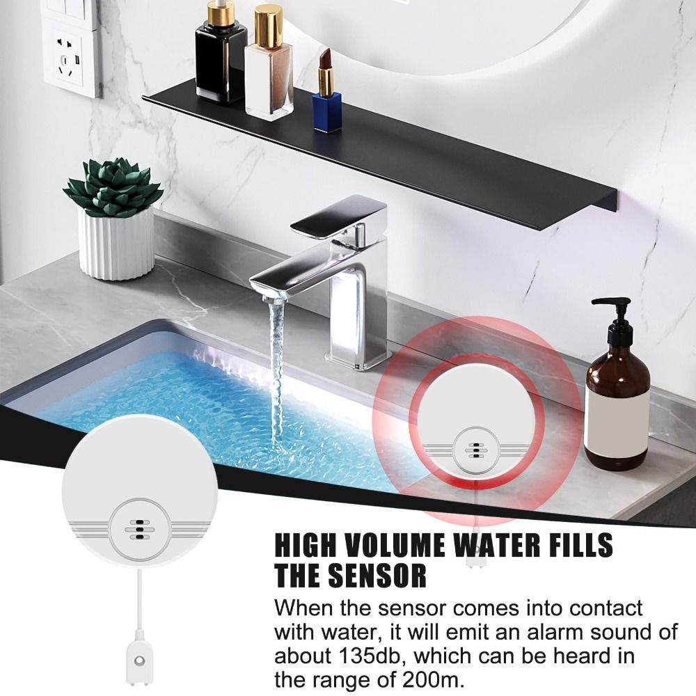 Dual Mode Sensor Water Leak Al - Water Alarm Sensor 评论和价格