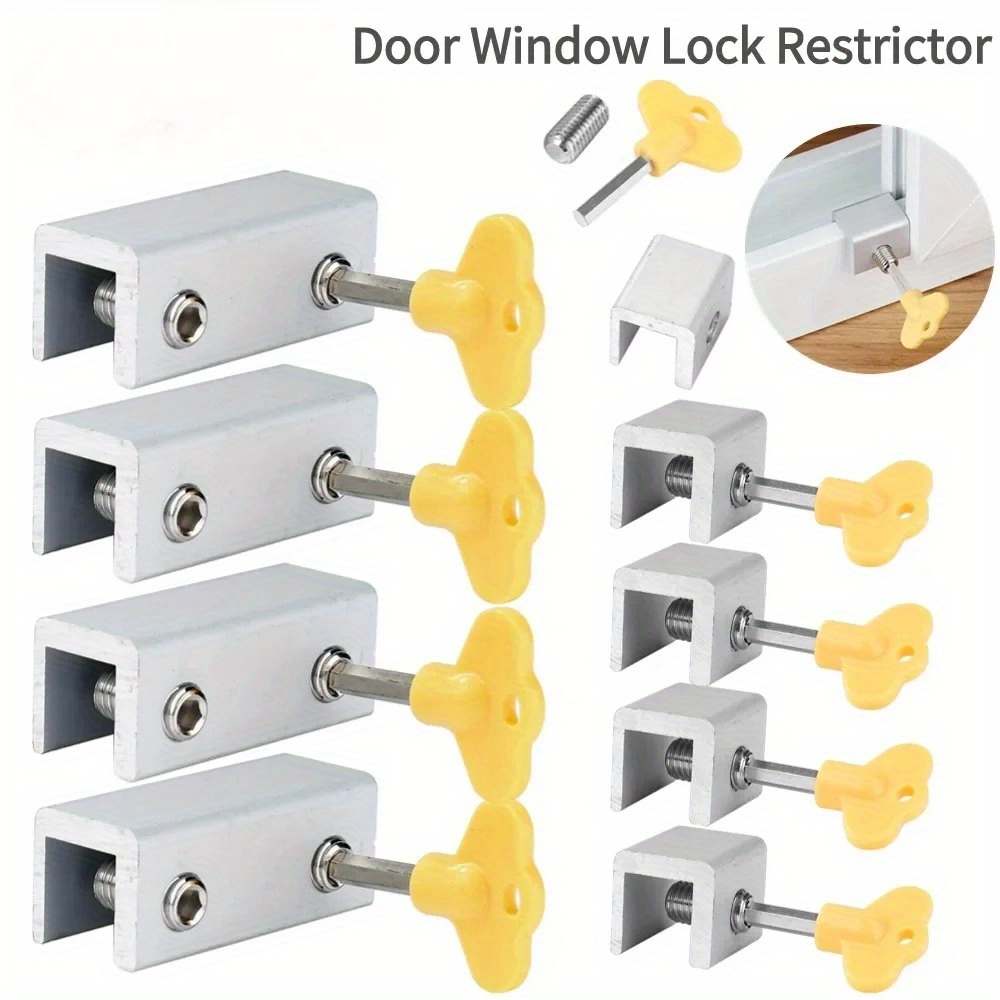 2-4PCS Adjustable Window Lock  - Window Lock Bar 评论和价格