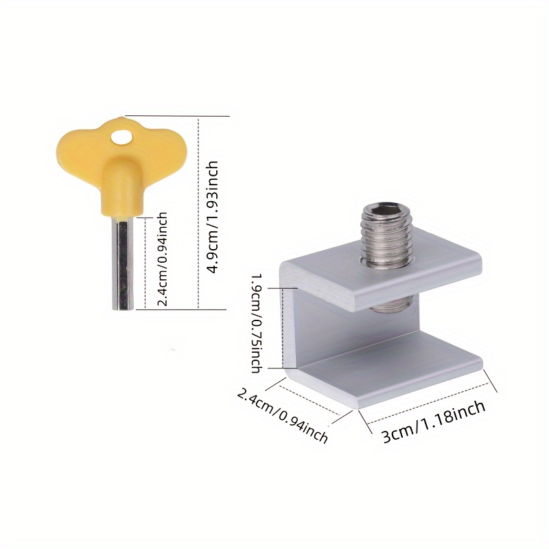 3 Sets Door and Window Limit C - Window Lock Bar 评论和价格